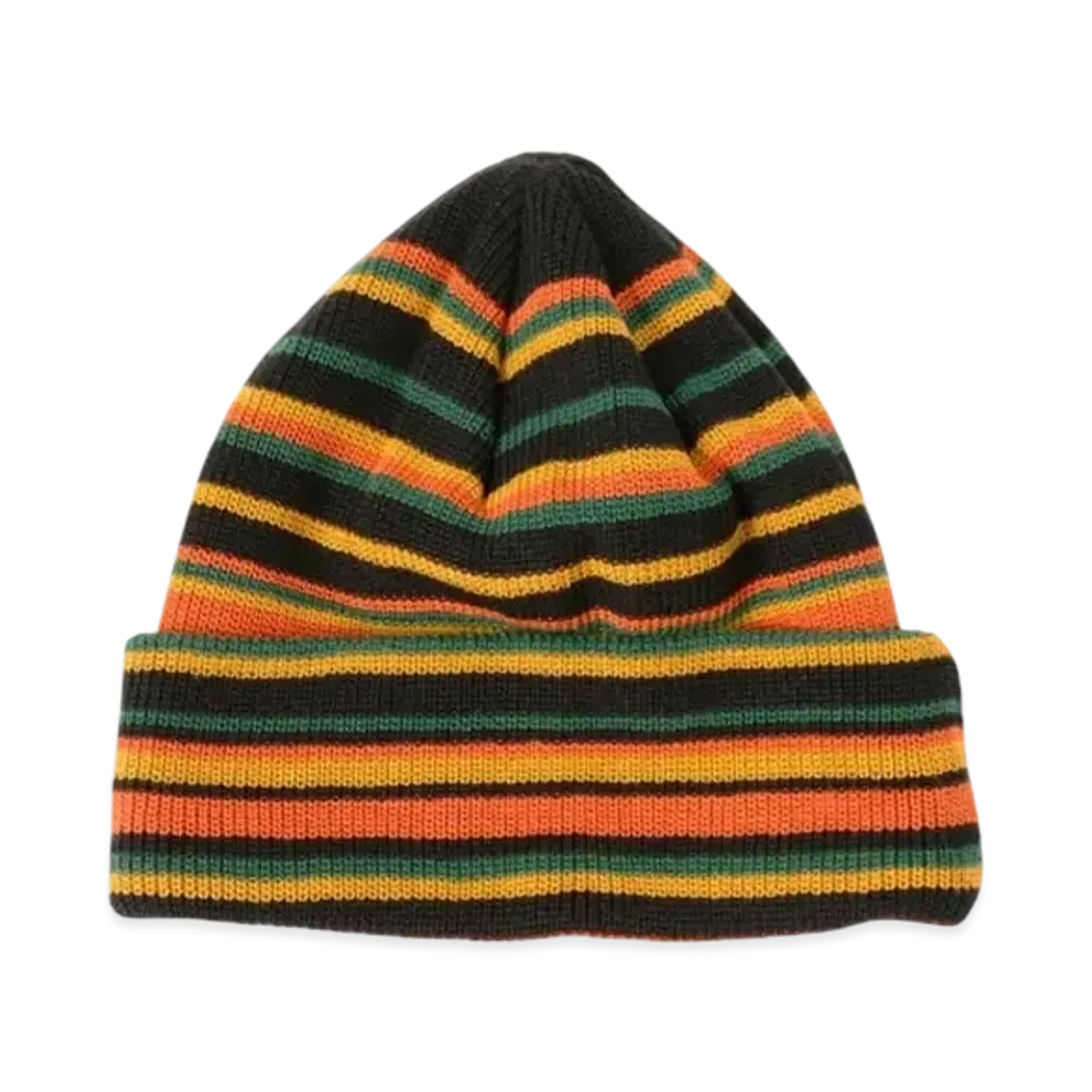 BEAMS Multi-Border Watch Cap "Balck"