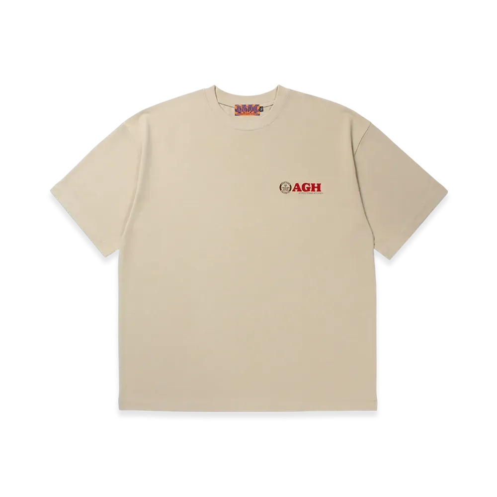 APHRODITEGANG Raw AGH S/S Tee "Light Brown"