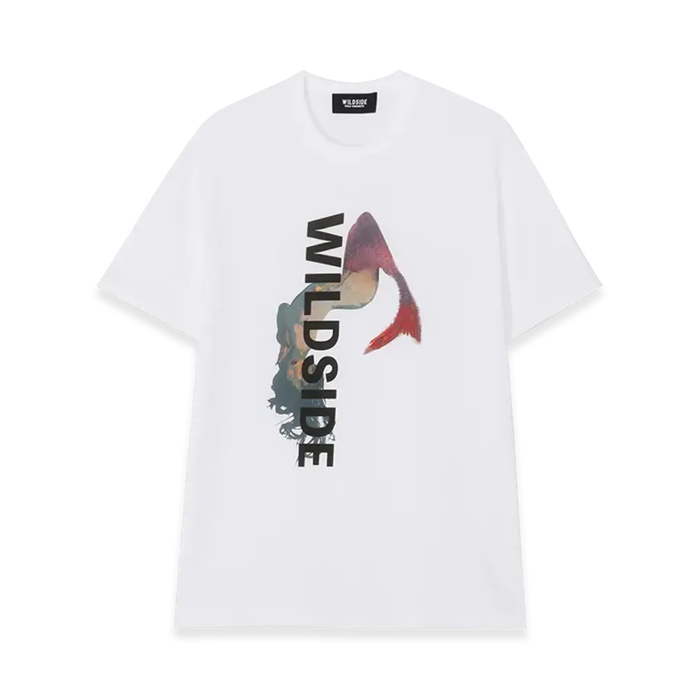 WILDSIDE YOHJI YAMAMOTO Mermaid S/S T-Shirt "White"