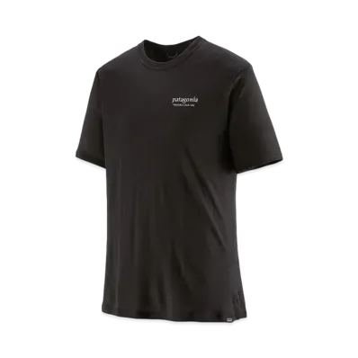 Patagonia Men's Cap Cool Merino Graphic Shirt "Black"