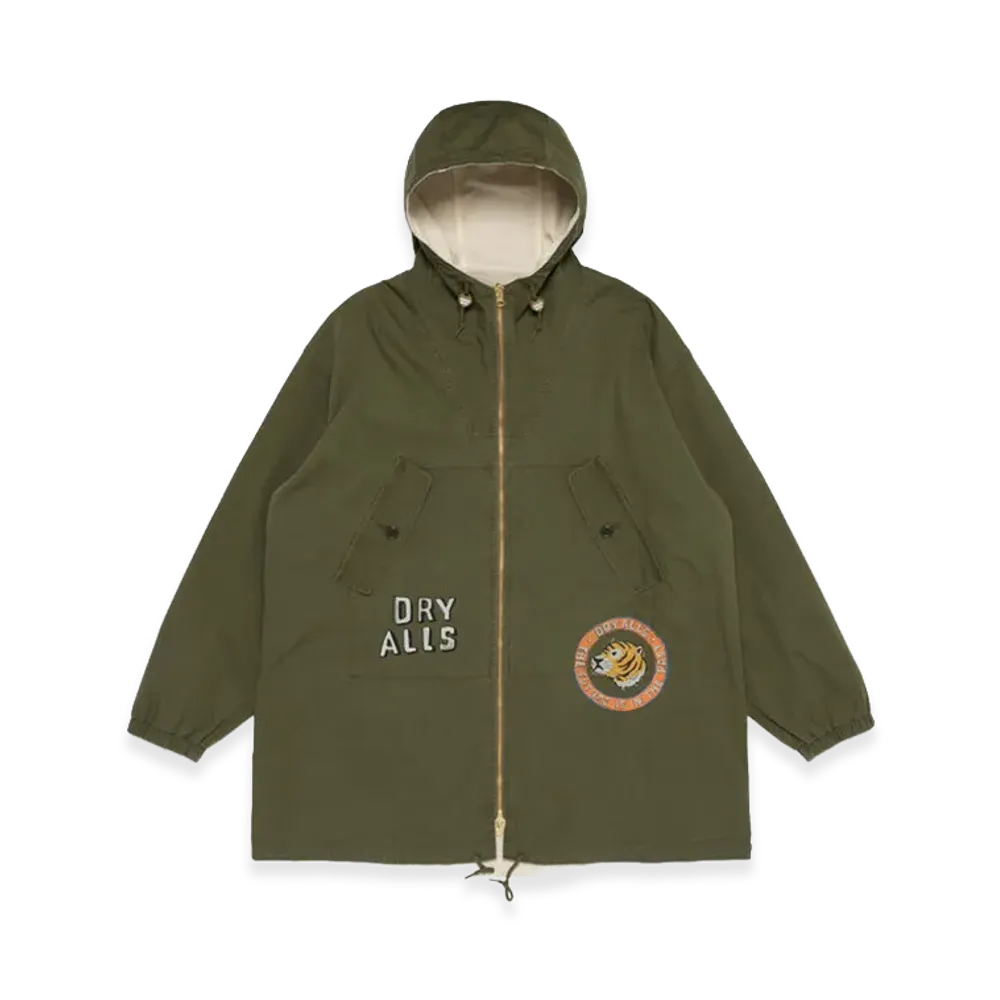 HUMAN MADE Reversible Hooded Coat "Olivedrab"