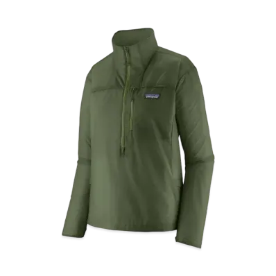Patagonia Women's Houdini Stash 1/2 Zip Pullover "Terrain Green"