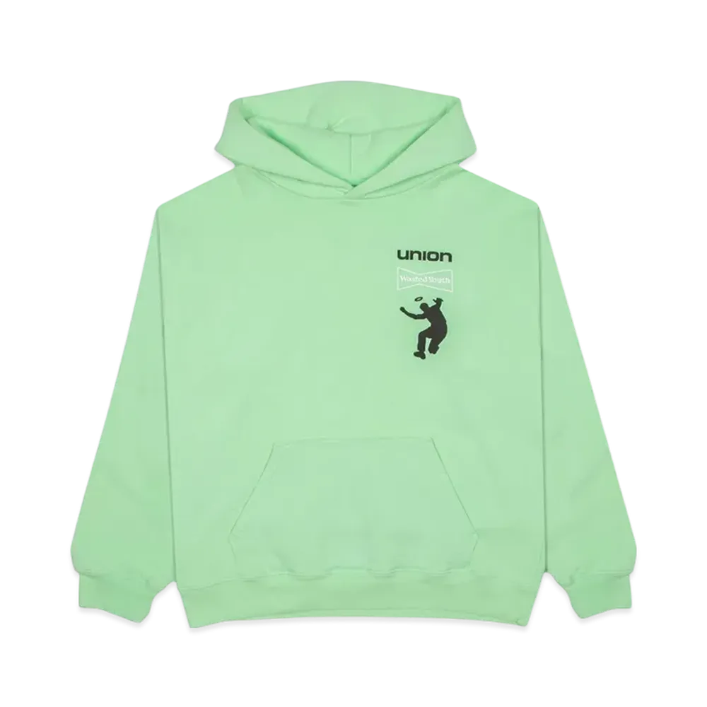 UNION x VERDY Wasted Youth Hoodie "Light Green"