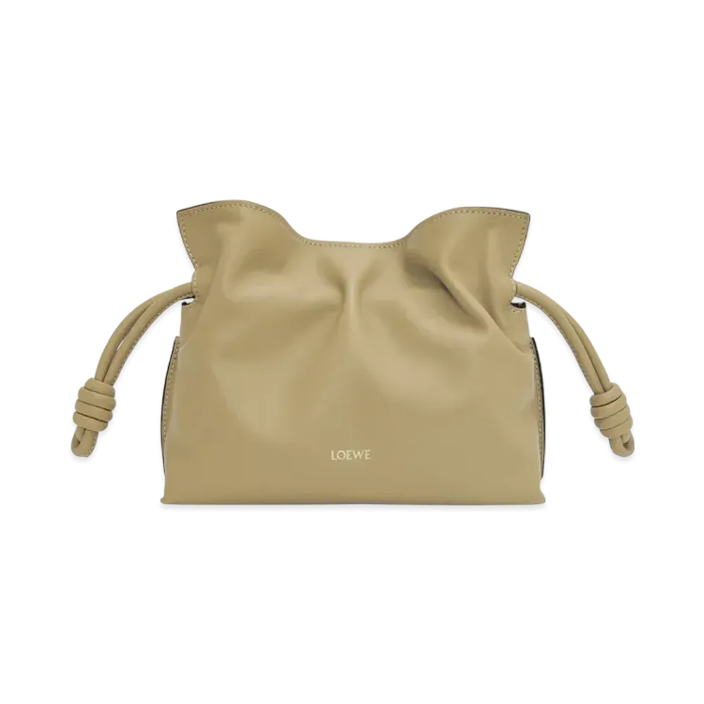 LOEWE Flamenco Clutch Mini "Dark Khaki"