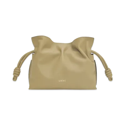 LOEWE Flamenco Clutch Mini "Dark Khaki"