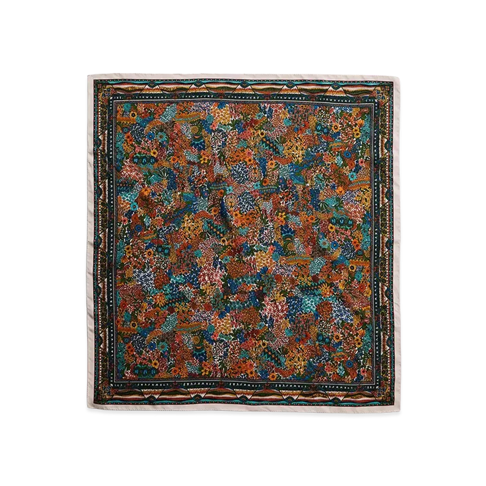 NICENESS P.Harti Printed Silk Scarf "Ivory"