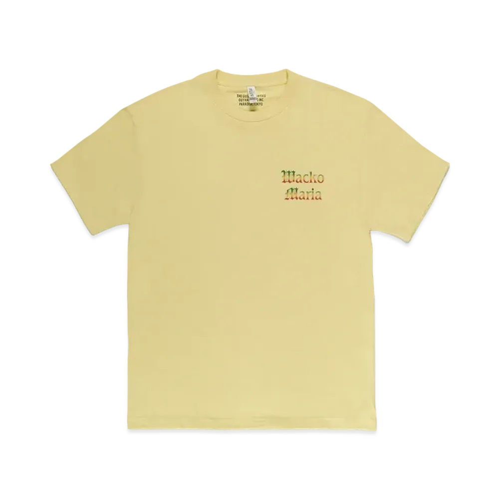 WACKO MARIA COLOR T-SHIRT "Yellow"