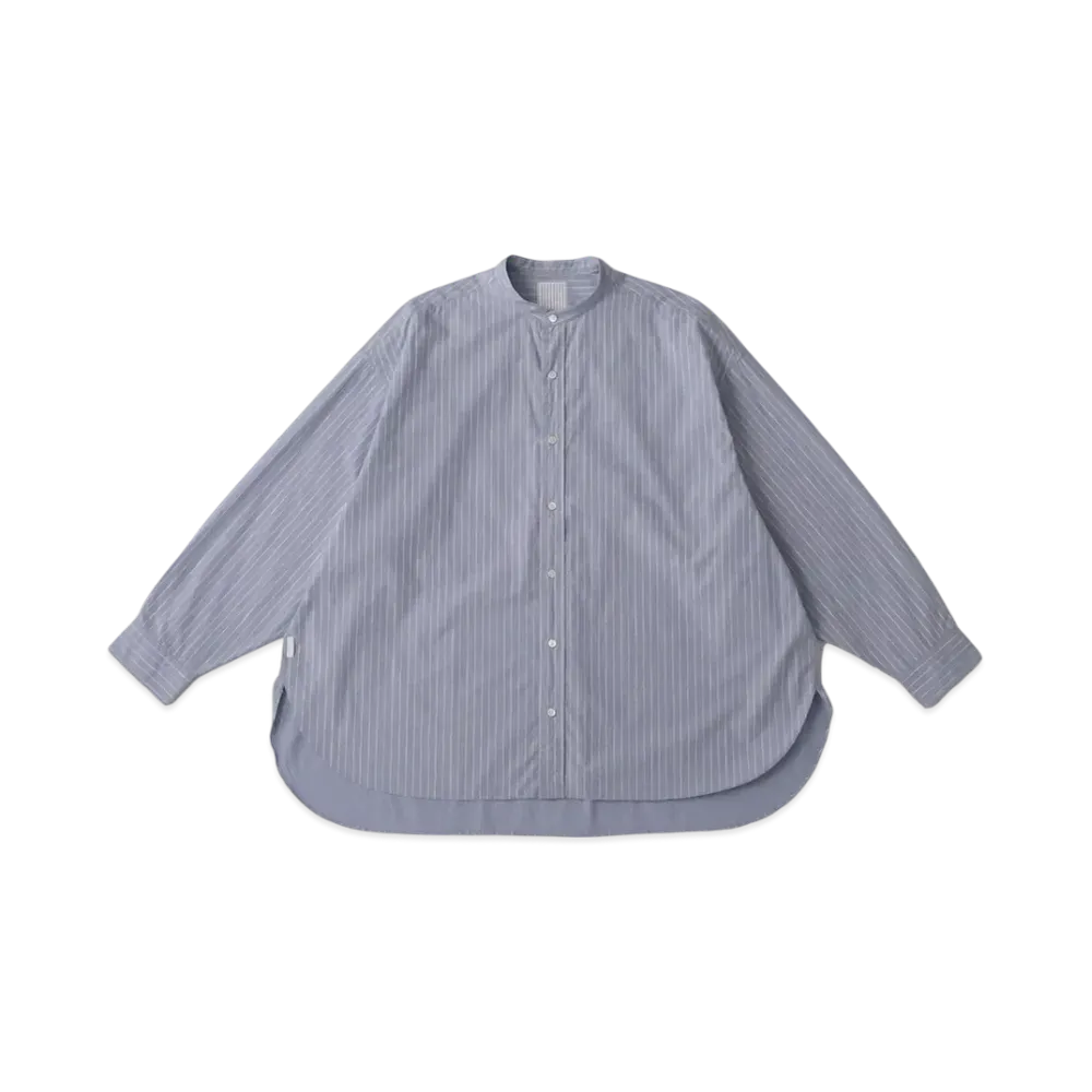 S.F.C No Collar SFC Shirt "Sax Blue"