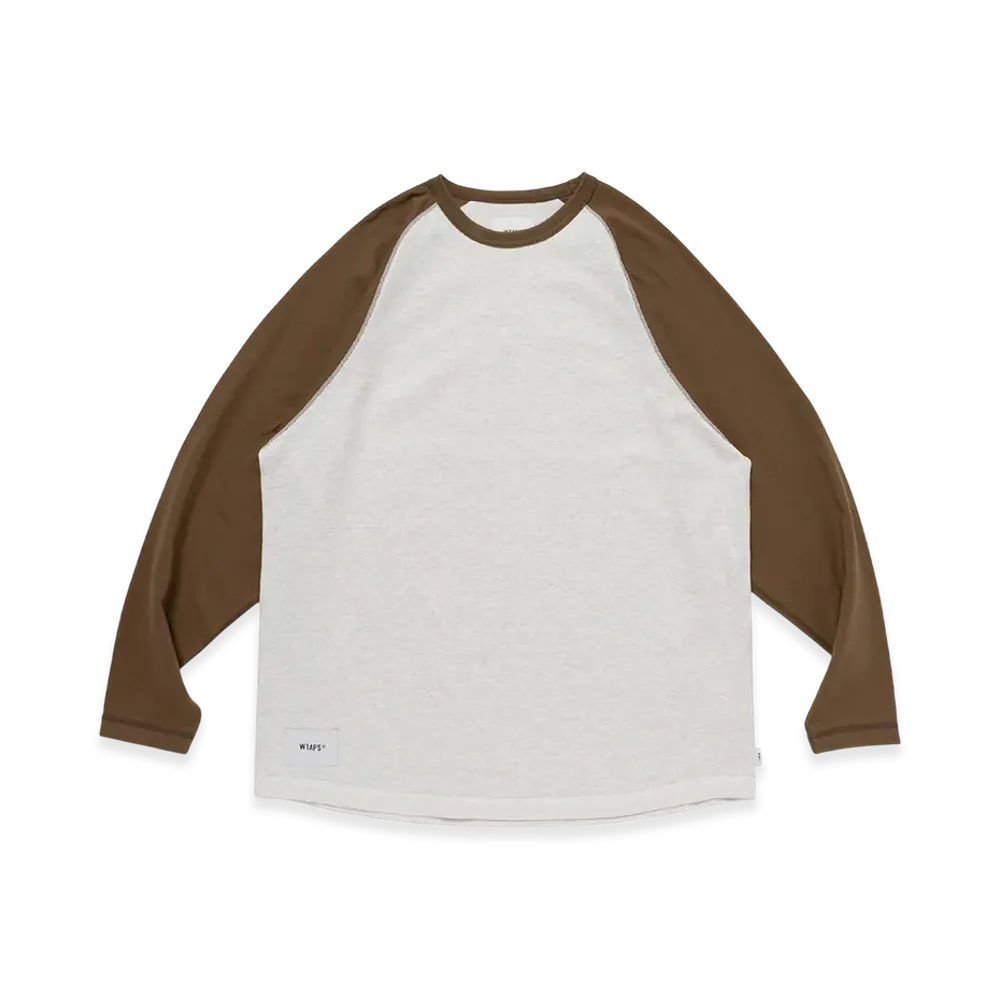WTAPS Ian / LS / Cotton "Brown/Light Gray"