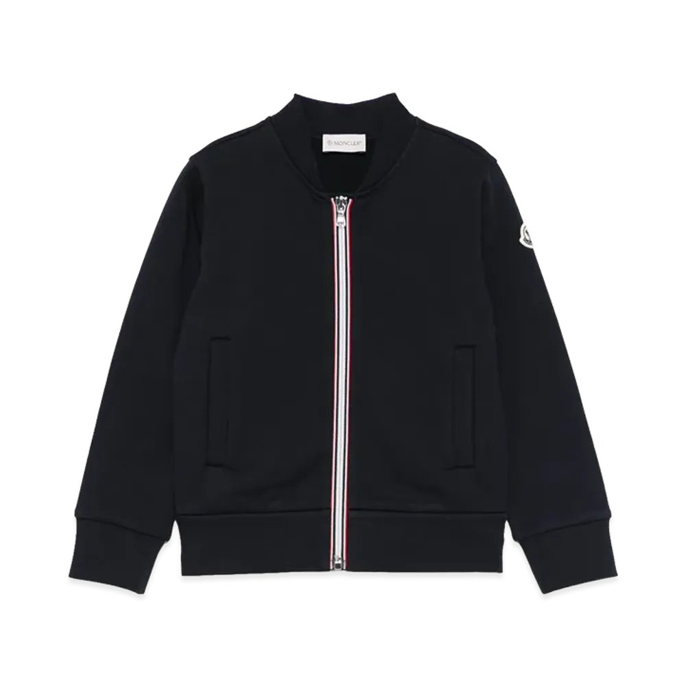 MONCLER Kids Zip-Up Sweatshirt "Dark Blue"