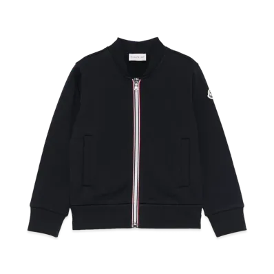 MONCLER Kids Zip-Up Sweatshirt "Dark Blue"