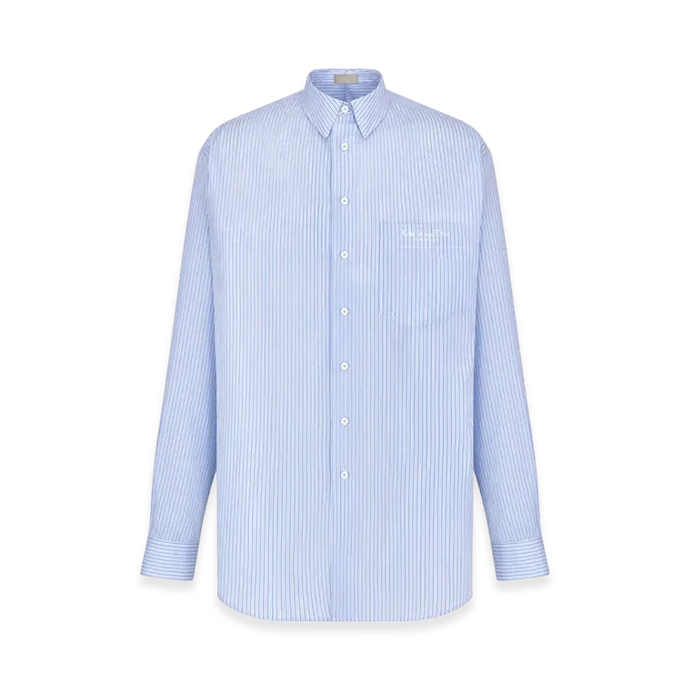 Dior Poplin Shirt "Blue"
