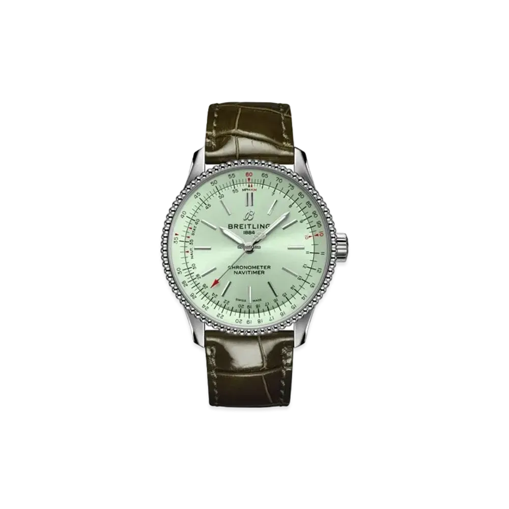BREITLING NAVITIMER AUTOMATIC 35 "Mint Green"