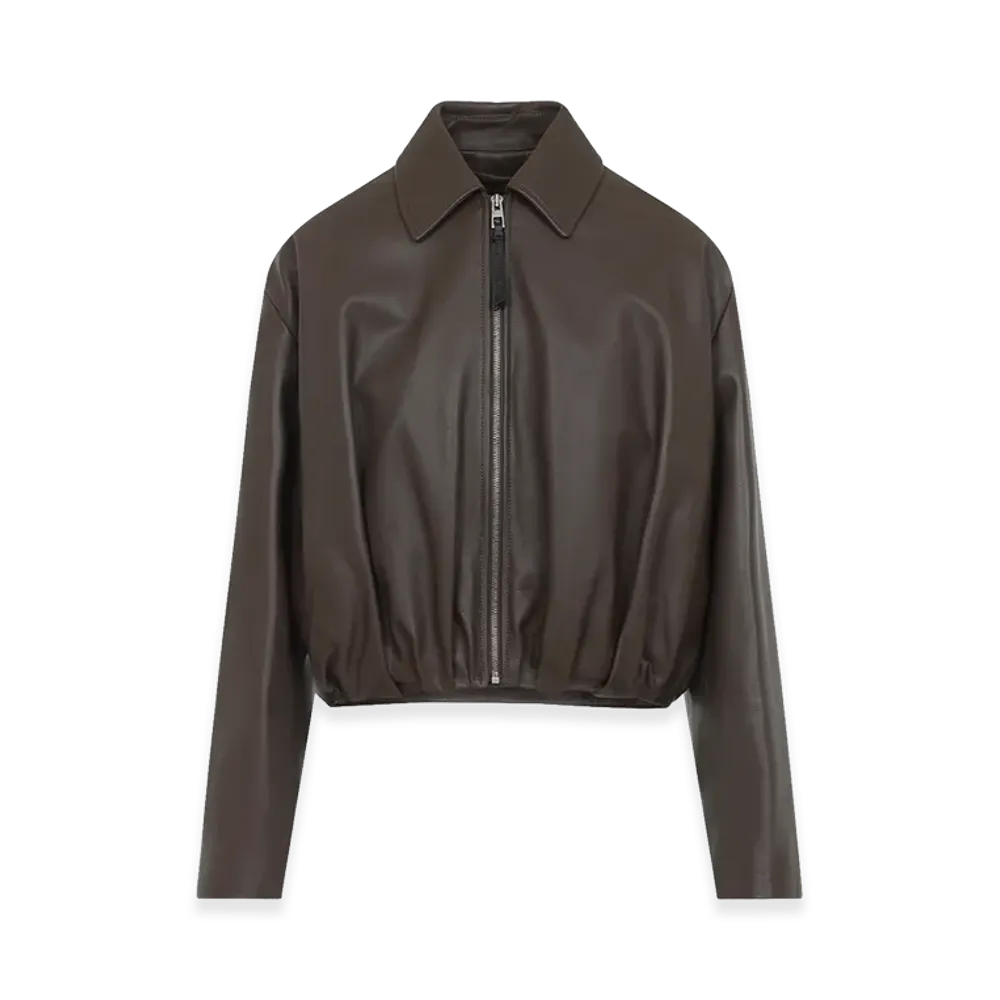 LOEWE Women's Draped Jacket "Dark Green"