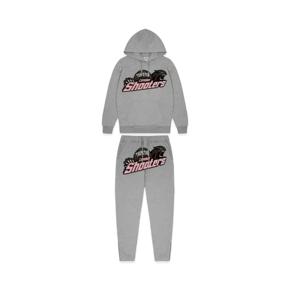 TRAPSTAR Shooters Tracksuit "Grey/Pink"