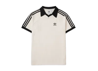 adidas Waffle Short Sleeve Polo "White"