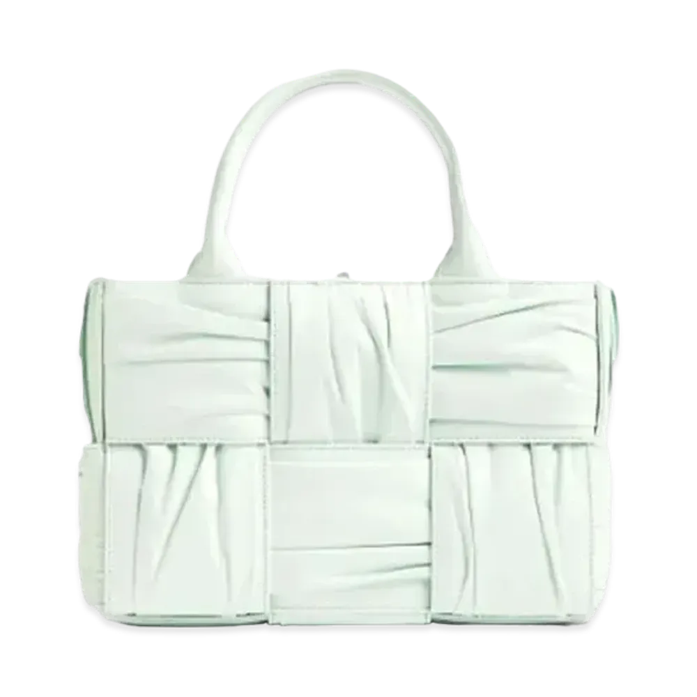 Bottega Veneta Arco Mini Tote Hand Bag "Glacier"
