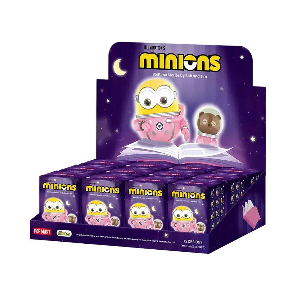 POP MART Minions Bedtime Stories by Bob and Tim Series Figures [Assortment Box]