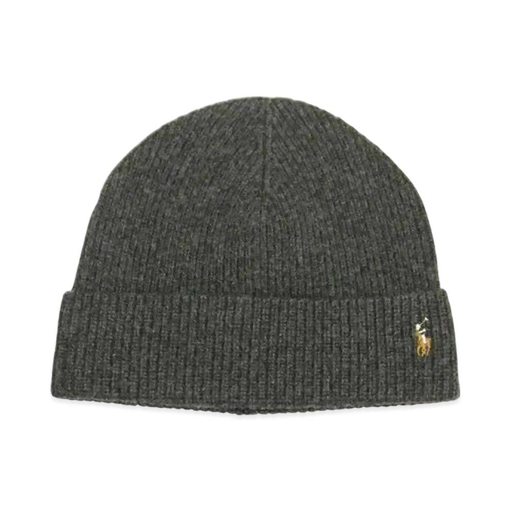 Polo Ralph Lauren Signature Cuff Hat "Charcoal"