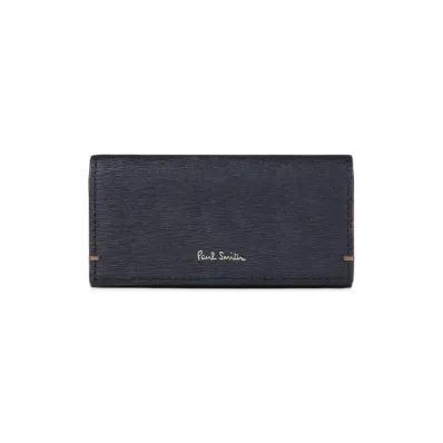 Paul Smith Colored Edge AW24 Key Case "Navy"