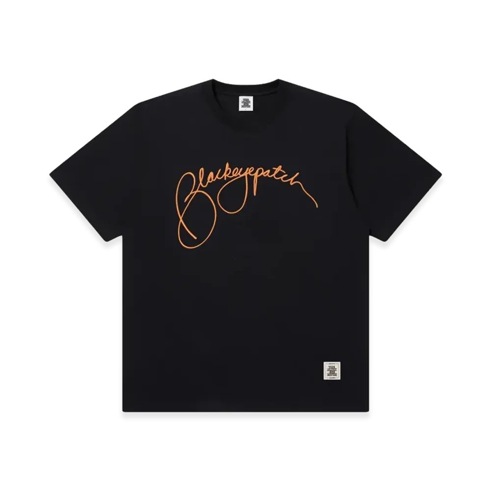 BlackEyePatch Sloppy Script Tee "Black"