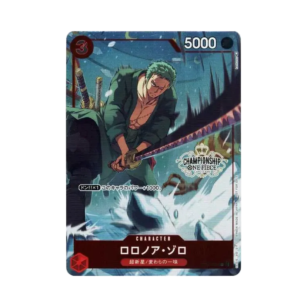 Roronoa Zoro SR Parallel [ST01-013] (Championship Battle Best 16)