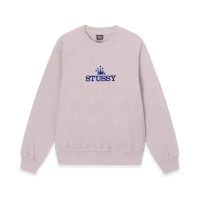 Stussy Glamour Pigment Dyed Crew "Blush"