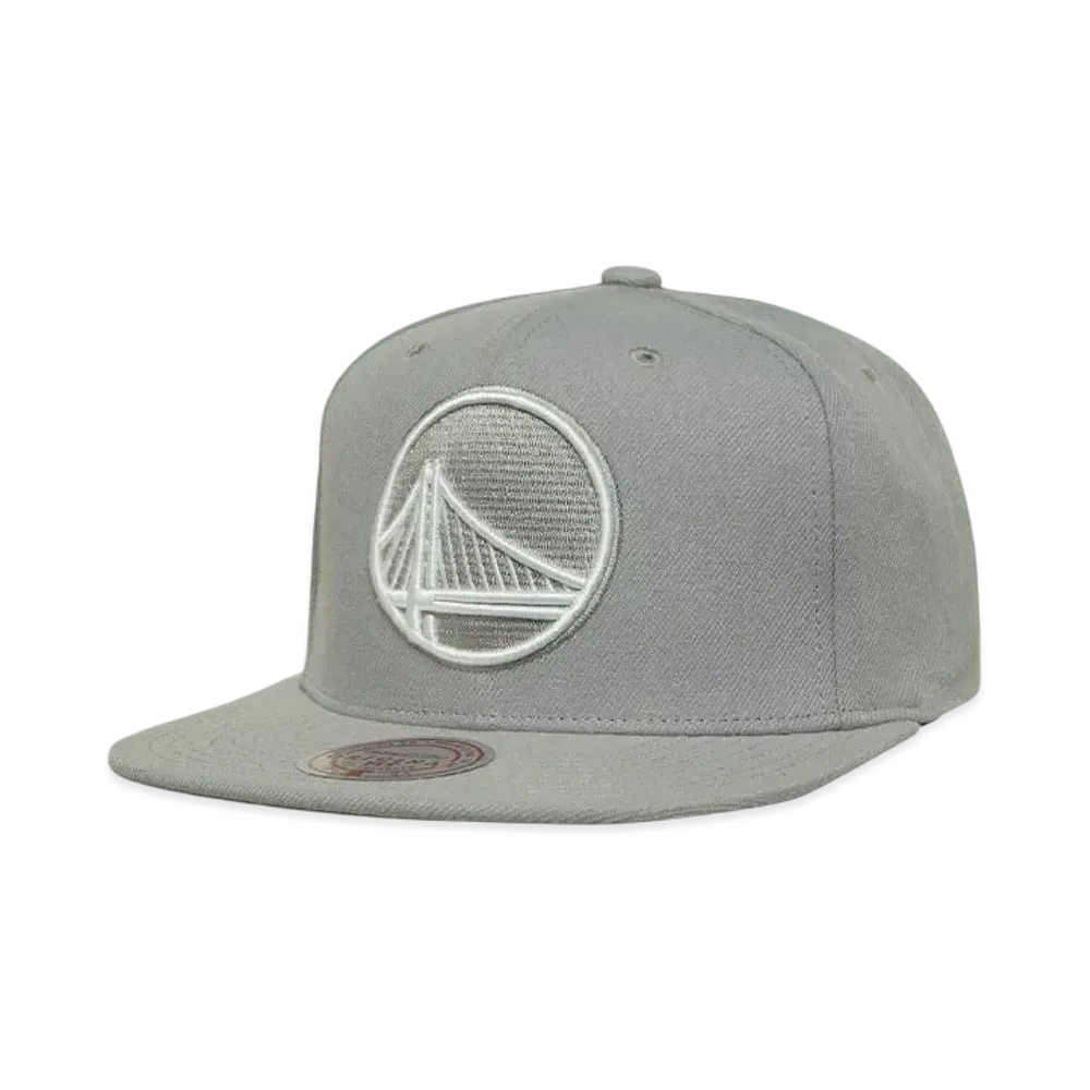 Mitchell&Ness NBA EVERGREEN GREY WHITE SNAPBACK WARRIORS "GREY"