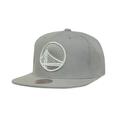 Mitchell&Ness NBA EVERGREEN GREY WHITE SNAPBACK WARRIORS "GREY"
