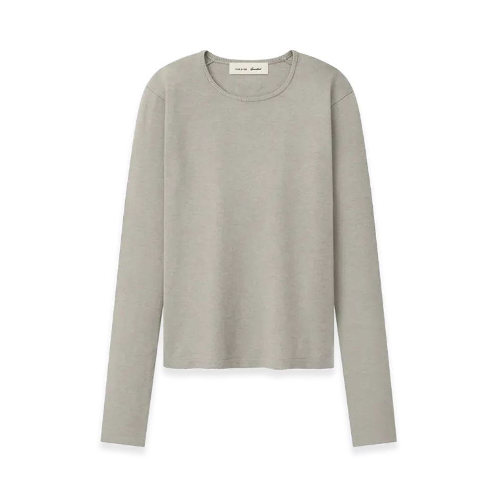FEAR OF GOD ESSENTIALS Women's Soft Knit Slim Longsleeve "Seal"