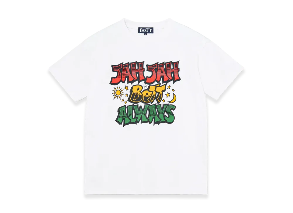 BoTT x JAH JAH x always Tee "White"