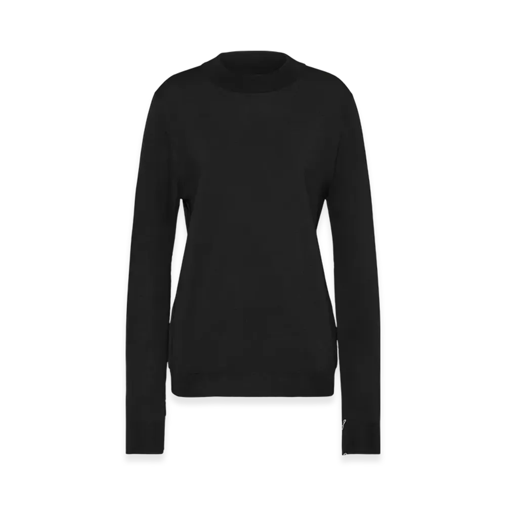 Maison Margiela Women's Merino Wool Sweater "Black"