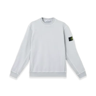 Stone Island 6100020 Malfile Fleece Old Effect "Pearl Grey"