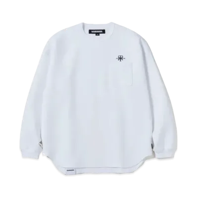 NEIGHBORHOOD Double Crewneck LS "White"