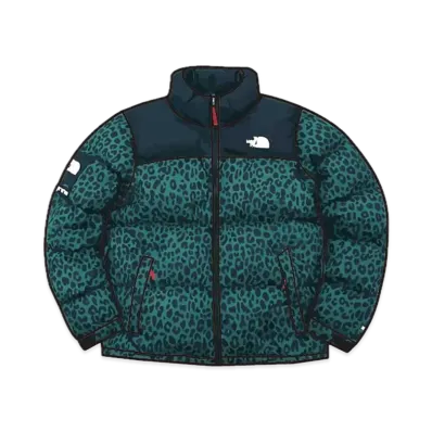 Supreme x The North Face Nuptse Down Jacket "Green Leopard"