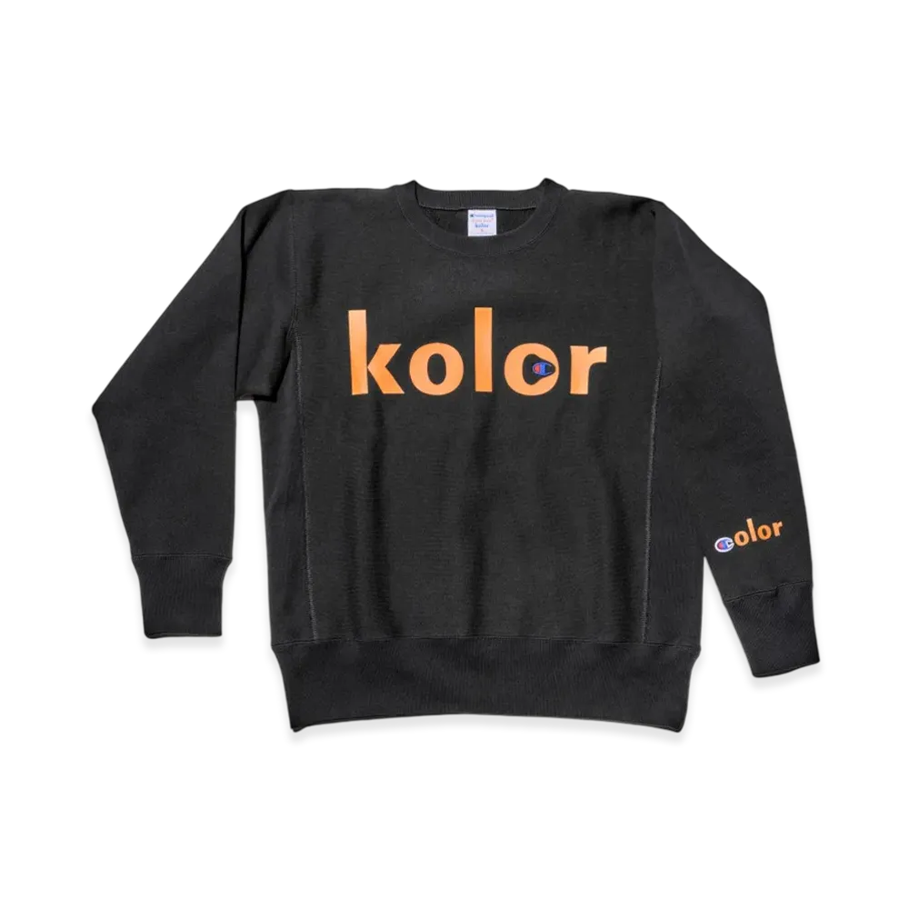 Champion x kolor Reverse Weave Crewneck Sweatshirt "Black"