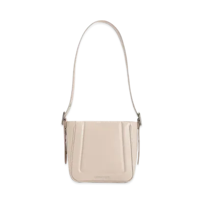 CHARLES & KEITH Petra Boxy Bucket Bag "Oat"