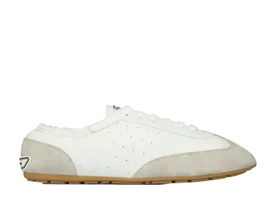 Saint Laurent Women's Leather Lewis Sneakers "White"