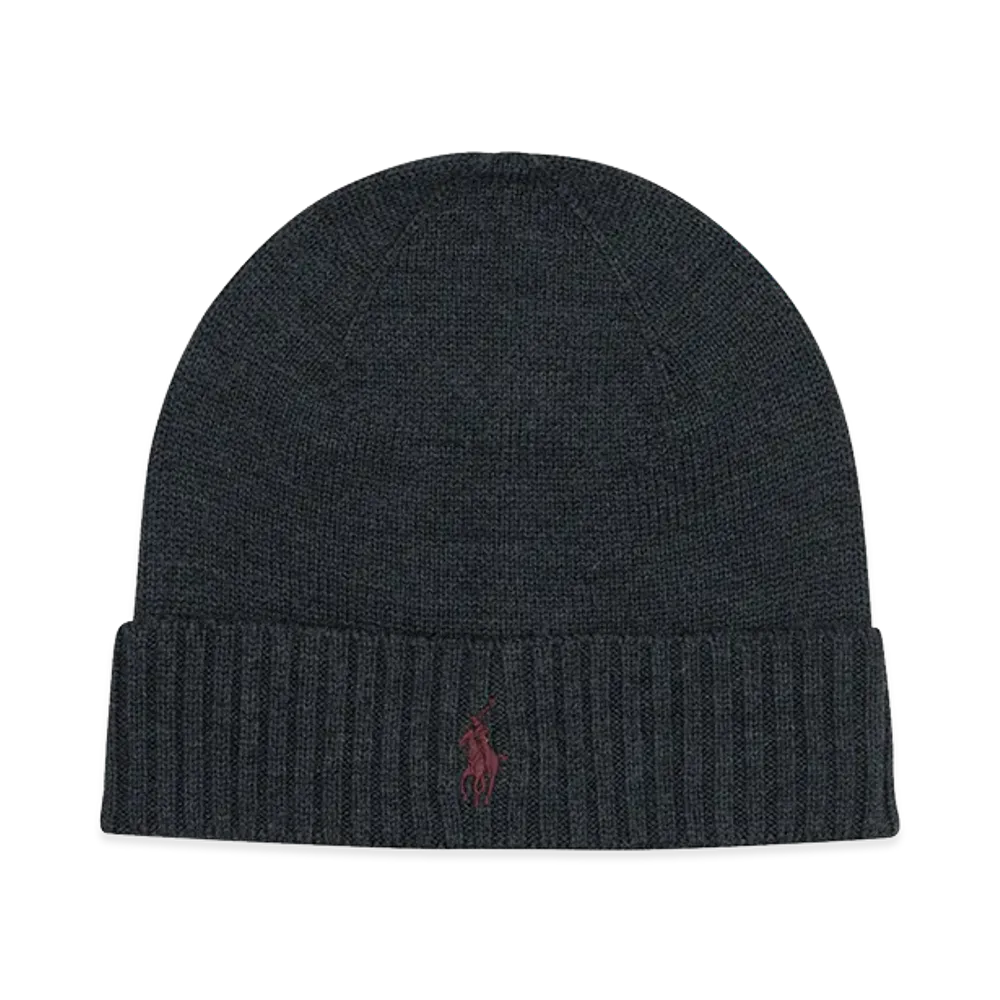 Ralph Lauren Wool Beanie "Gray"