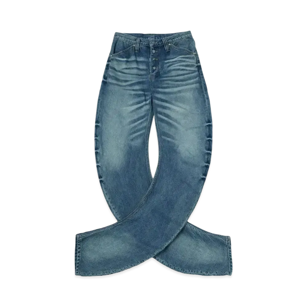 THUG CLUB Parkour Denim Pants "Multi Burn"