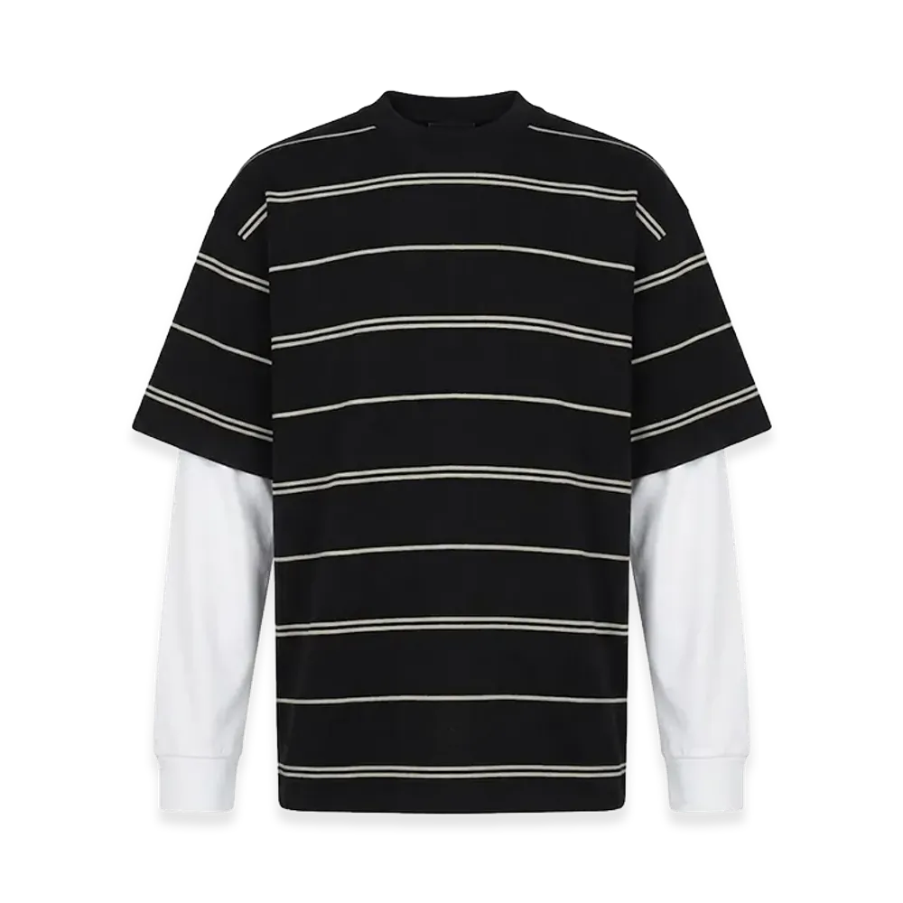 COMME des GARCONS HOMME Stripes Double Sleeve Tee "Multicolor"