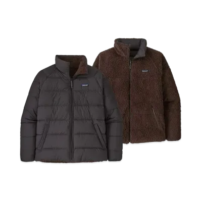 Patagonia Reversible Silent Down Jacket "Ink Black"