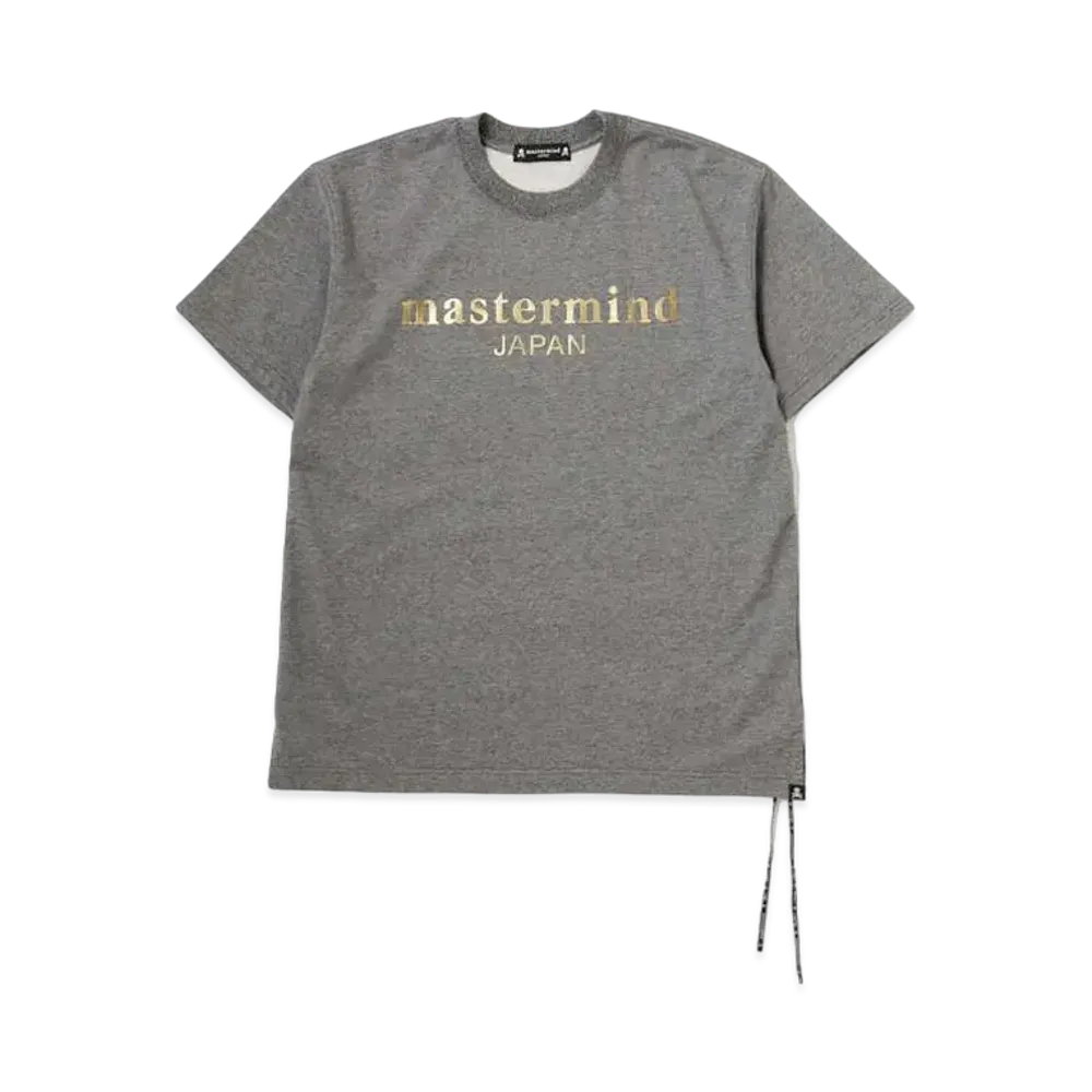 mastermind JAPAN Leather-Ish Ss Crewneck "Top Gray"