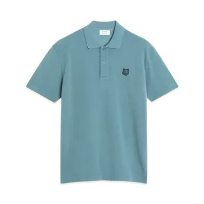 Maison Kitsune Bold Fox Head Patch Comfort Polo "Seine Blue"