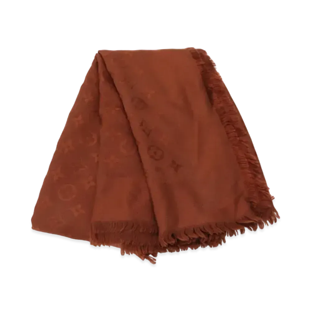 Louis Vuitton Shawl Monogram "Chocolat"