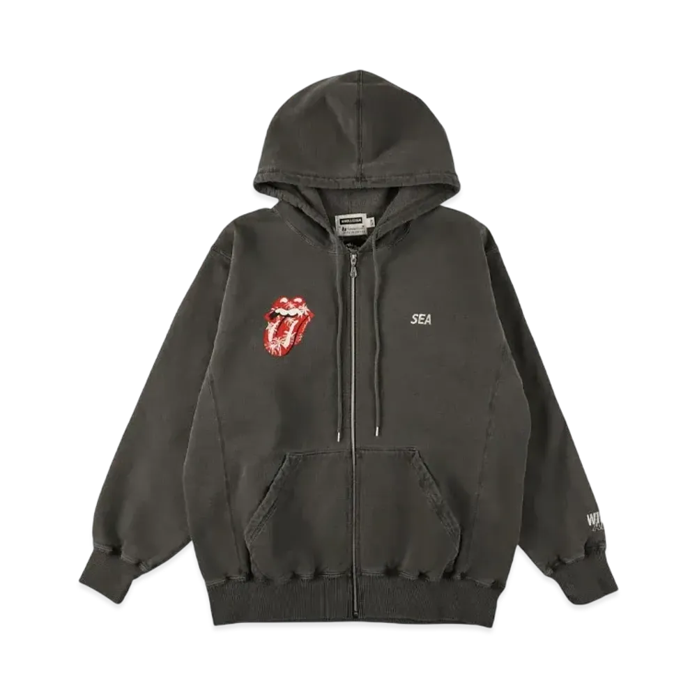 WIND AND SEA x The Rolling Stones x RWC Logan Hooded Sweatshirt "Black"