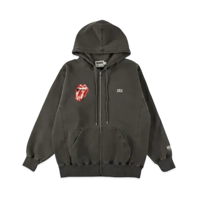 WIND AND SEA x The Rolling Stones x RWC Logan Hooded Sweatshirt "Black"