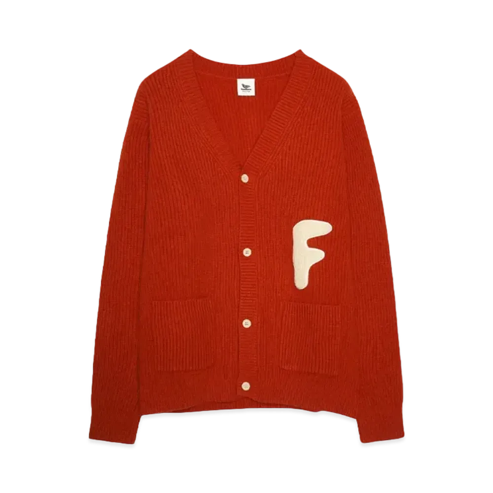 FREETER Huddle cardigan "AUTUMN ORANGE"