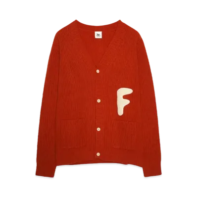 FREETER Huddle cardigan "AUTUMN ORANGE"
