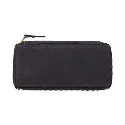 visvim Leather Long Wallet "Black"